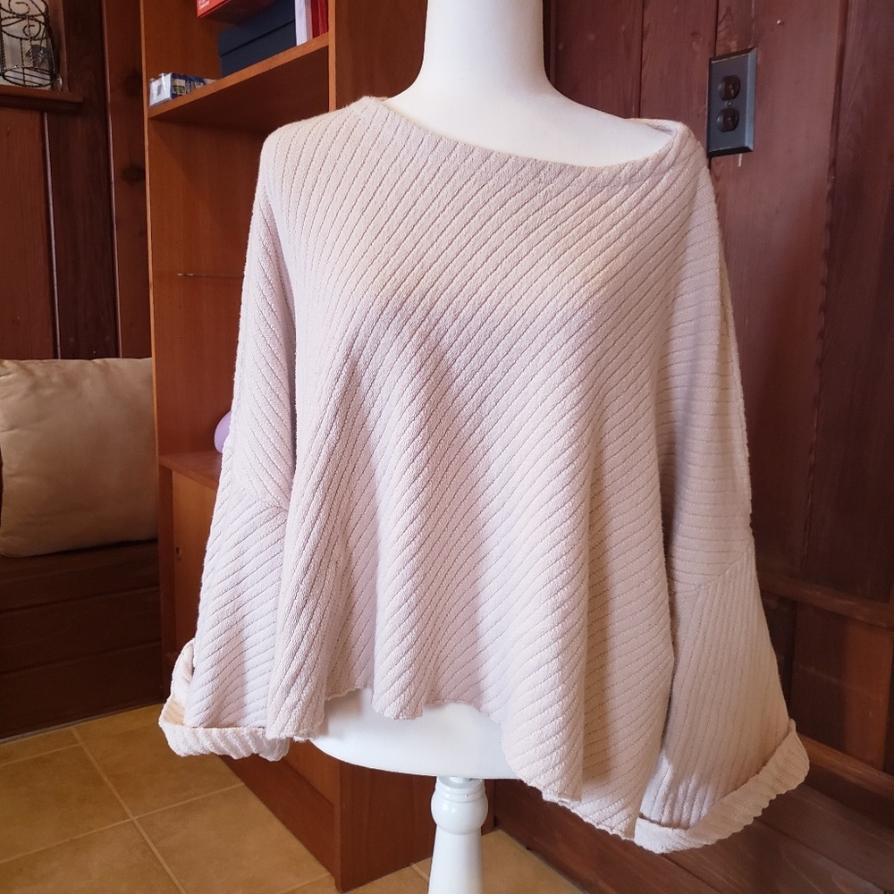 Free people bell sleeves sweater
